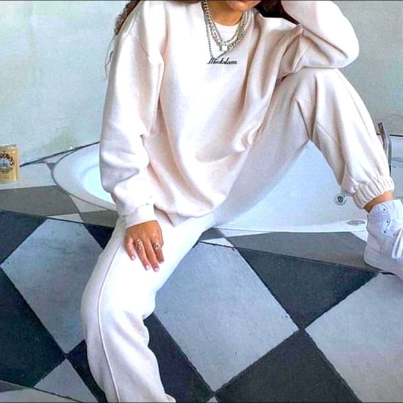 Adika Tops - ADIKA | “Mistakes” Crewneck Sweatshirt | Tan Cream | Size Medium | SOLD OUT!